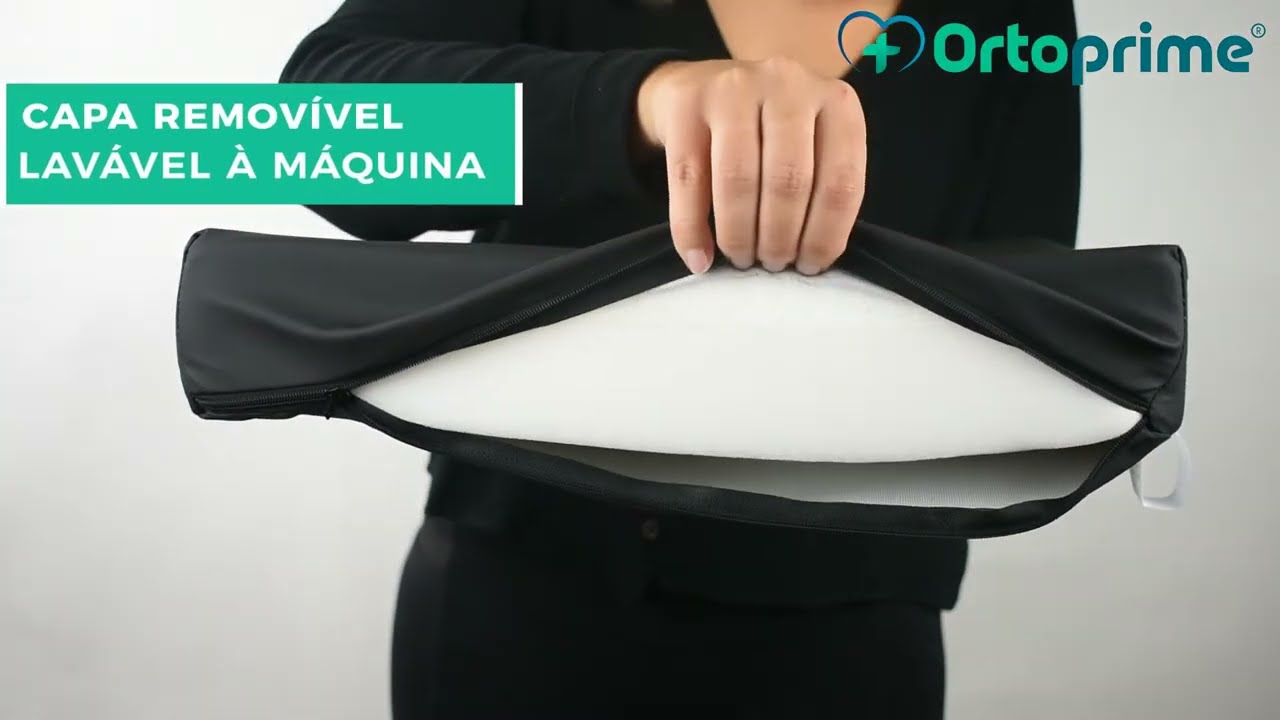OrtoPrime Almofada Anti-escaras Viscoelástica com Espuma HR Confortável