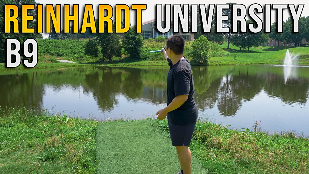 Playing at the REINHARDT UNIVERSITY course for the first time (B9) // North Georgia Disc Golf