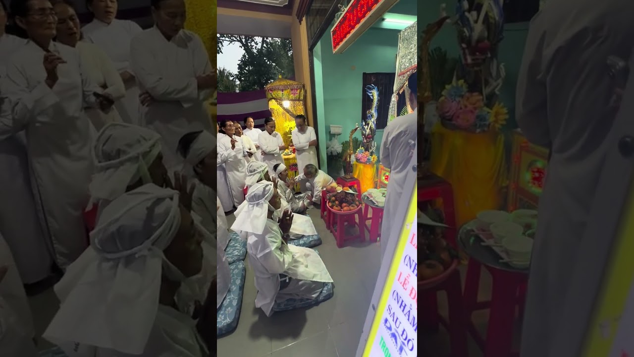 Tụng đêm- Đám Tang ông nội 24 tháng Giêng năm Bính Ngọ