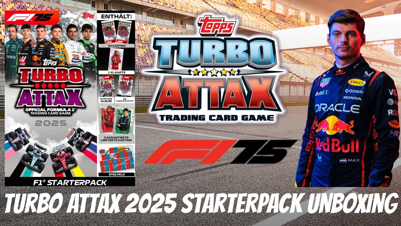 NEUE FORMEL 1 KOLLEKTION🥰|Topps Turbo Attax 2025 STARTERPACK Unboxing!🔥