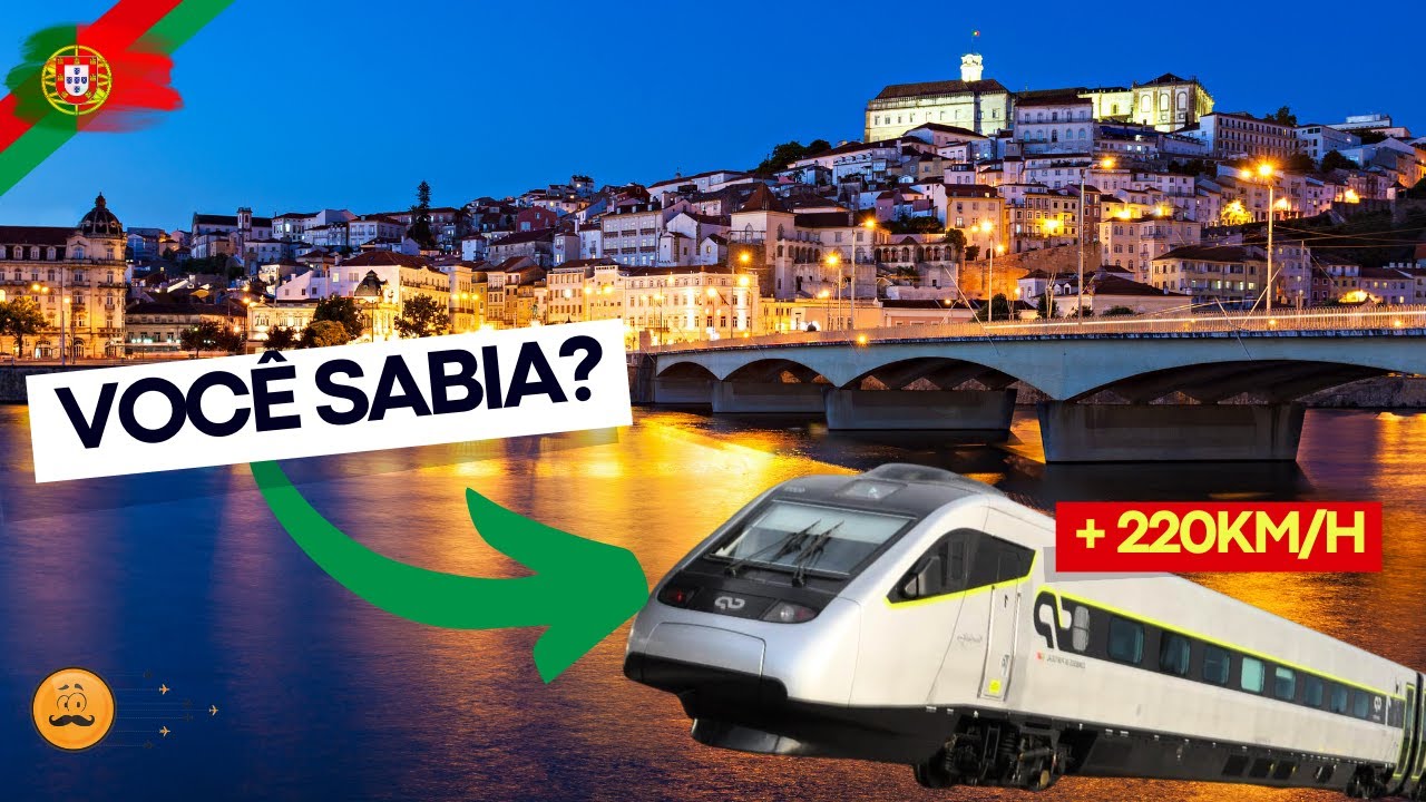Portugal tem um TREM BALA? Lisboa a Coimbra no Alfa Pendular!