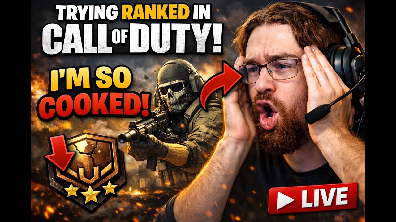 I Tried Ranked in Call of Duty… I’m So Cooked | LIVE