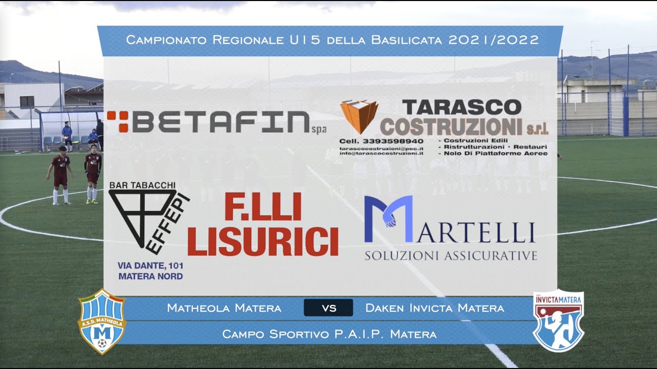 U15 Highlights Matheola Matera 0-7 Daken Invicta Matera