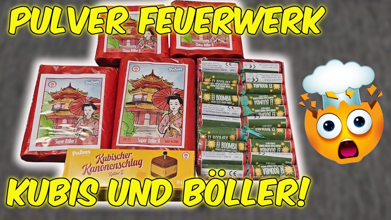 Kubis und neue Böller! Pulver Feuerwerk Test | PyroMoe