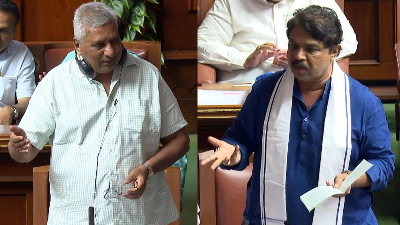 k venkatesh minister vs r ashok in karnataka assembly budget session 2026 | yoyo tv kannada assembly