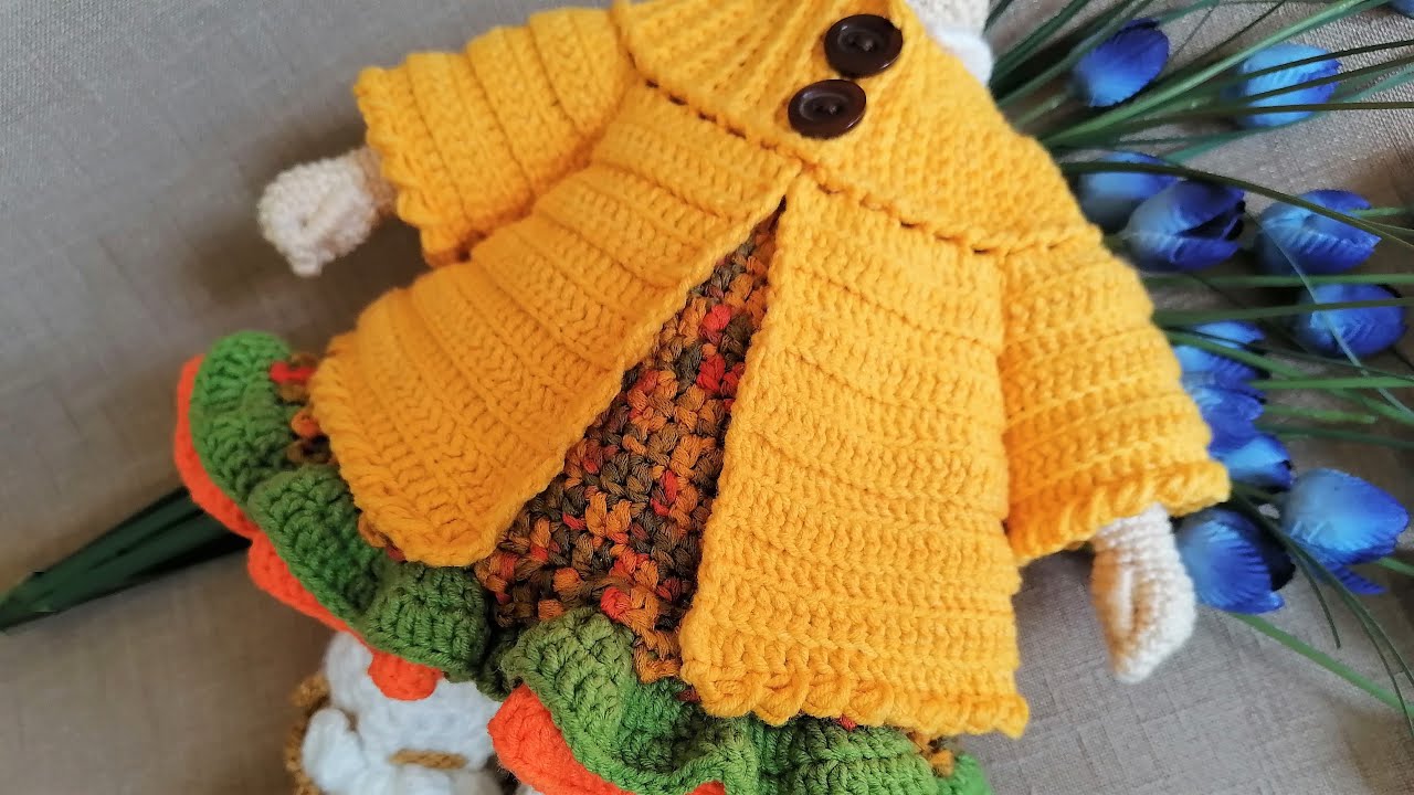 GÜLAY Hala- amigurumi HIRKA YAPIMI (amigurumi cardigan)