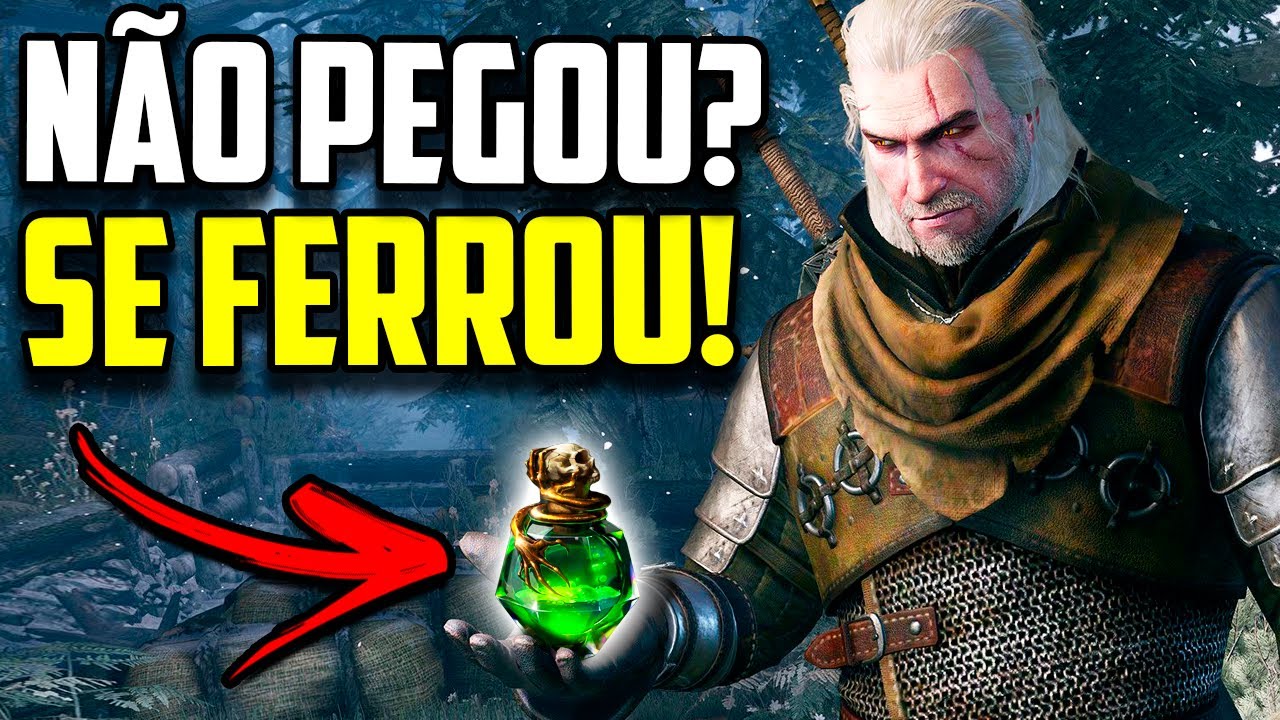 7 ITENS RAROS EM THE WITCHER 3 QUE VOCÊ SÓ TEM 1 CHANCE DE PEGAR!