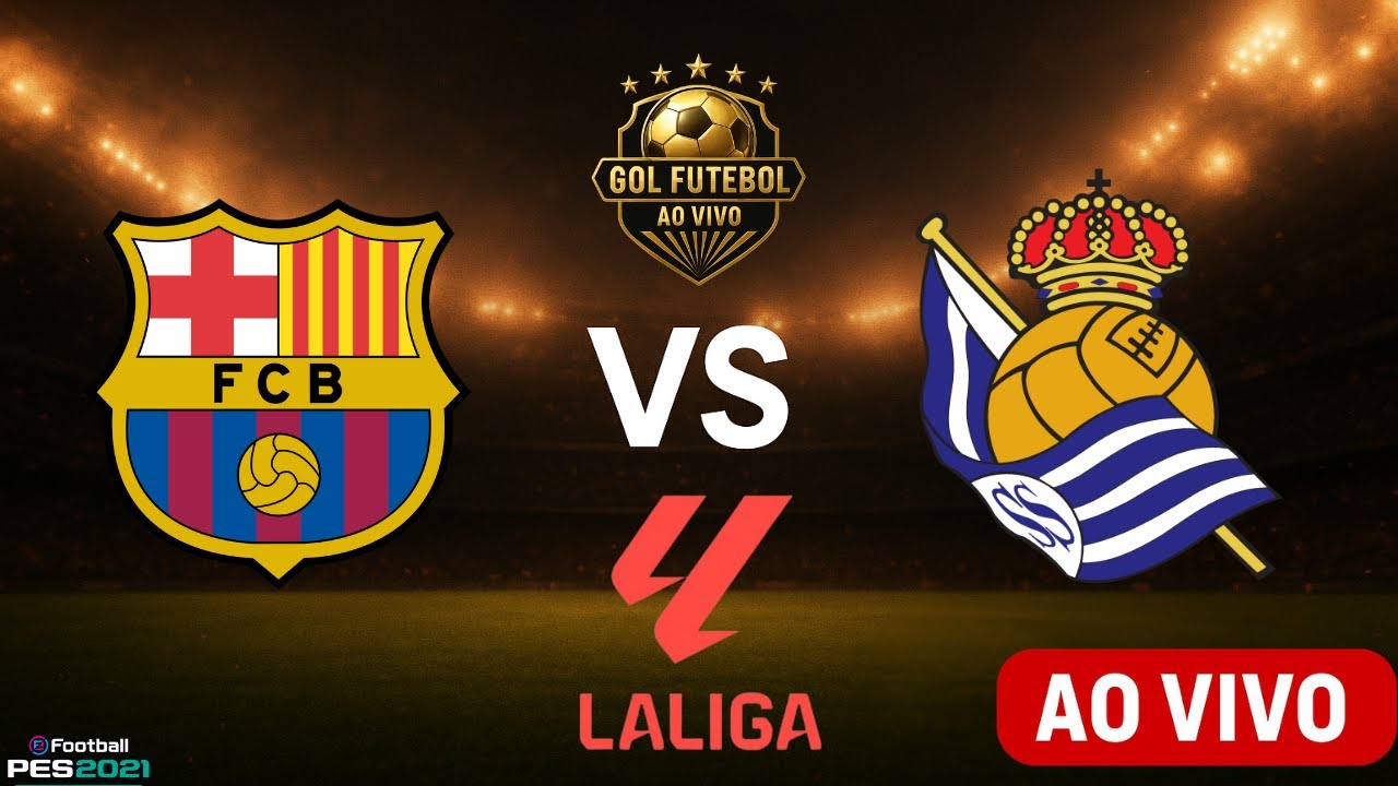 BARCELONA x REAL SOCIEDAD | LA LIGA | COM IMAGENS | GOL FUTEBOL AO VIVO 27/09/2025 PES 2021