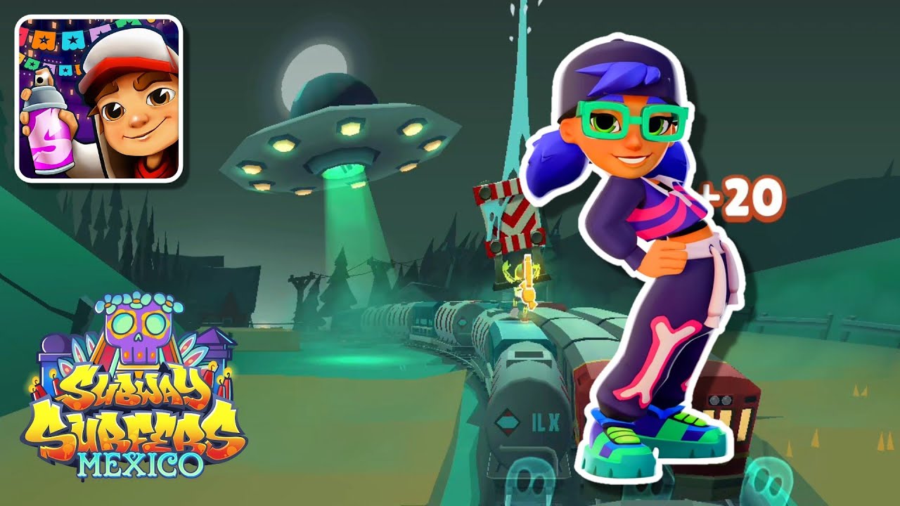 Subway Surfers Haunted Hood 2025 Mexico Halloween - Festive Tricky Candy Bones Outfit Unlocked