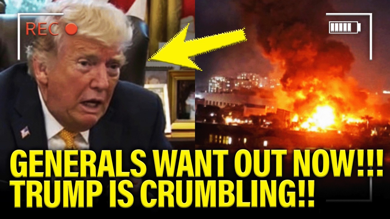 Trump PANICS as US Generals WANT OUT OF WAR!!!