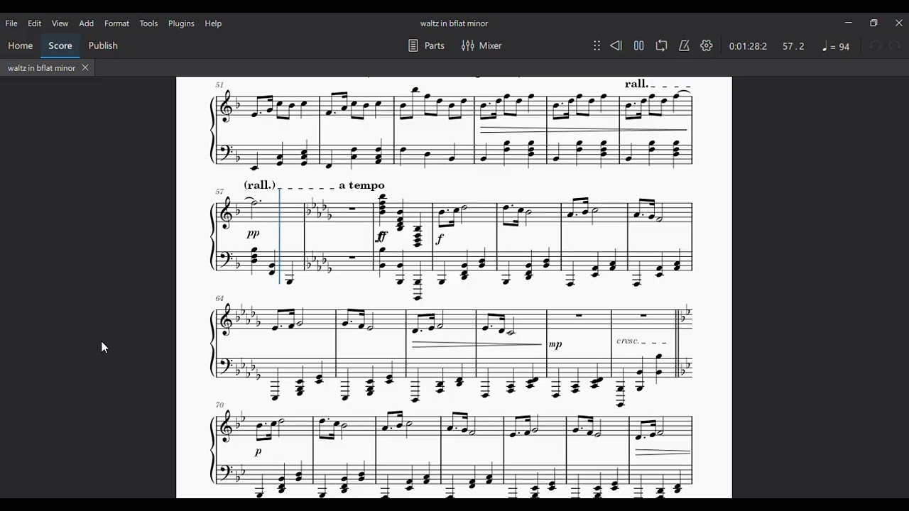 Waltz in Bflat Minor