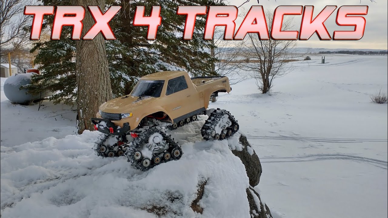 TRX 4 Tracks! | Traxxas TRX-4 Deep Terrain Traxx In Snow