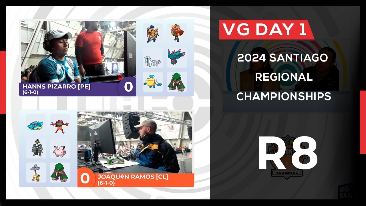 Hans Pizarro Vs Joaquin Ramos - Pokémon VGC Masters R8 | 2024 Santiago Regional Championships