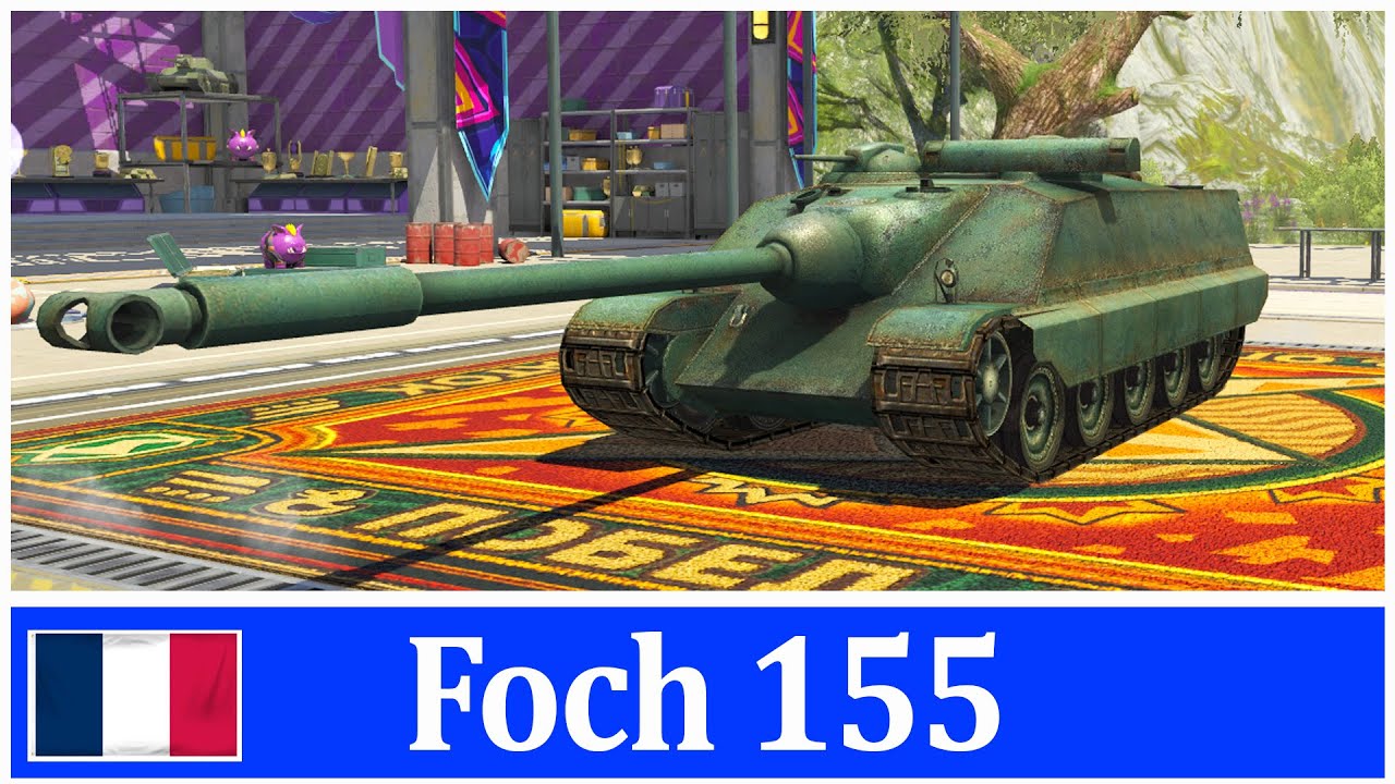 Качаю Foch 155. Tanks Blitz