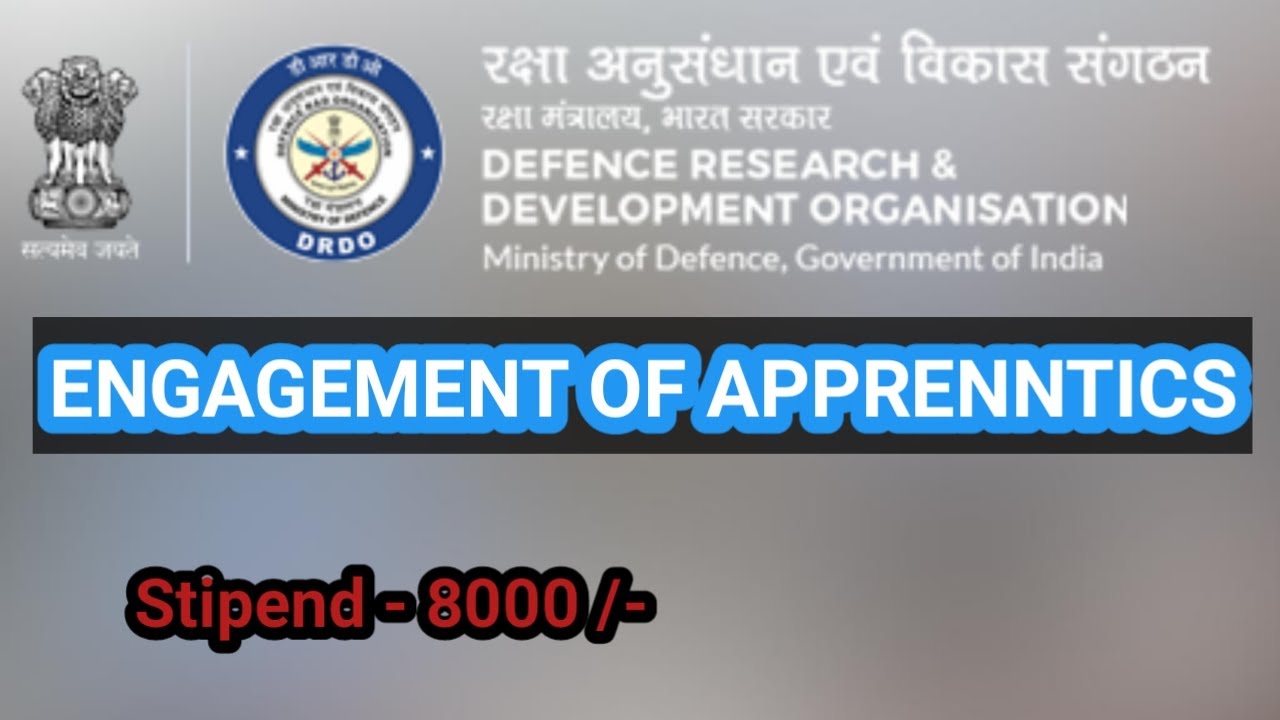 Engagement Of Apprentices ||DRDO ||Balasore ||