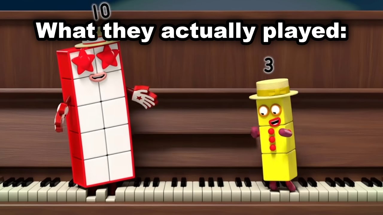 Pianos are Never Animated Correctly... (Numberblocks 13)