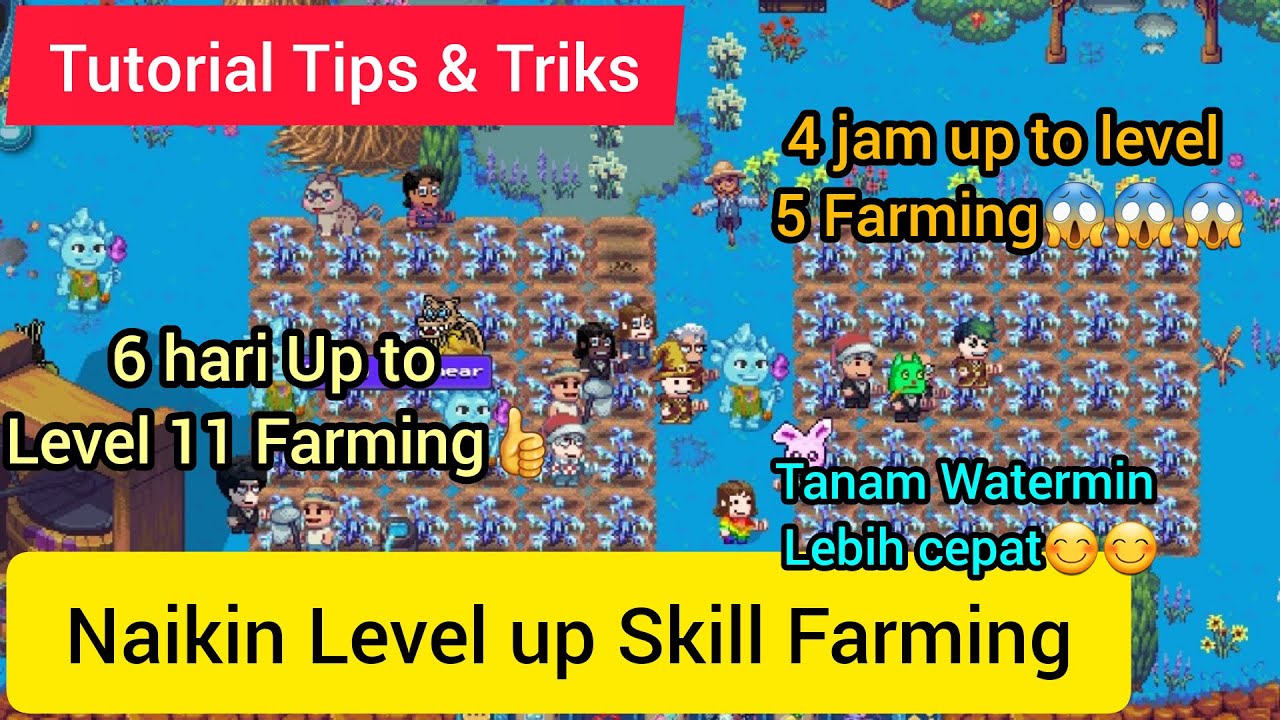 Totorial Naikin Level Farming Lebih Cepat