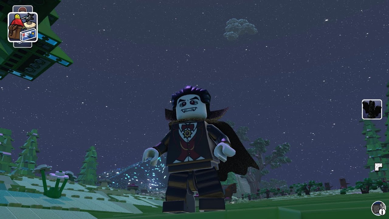 LEGO Worlds - Vampire (male) Free Roam Gameplay (PC HD) [1080p]