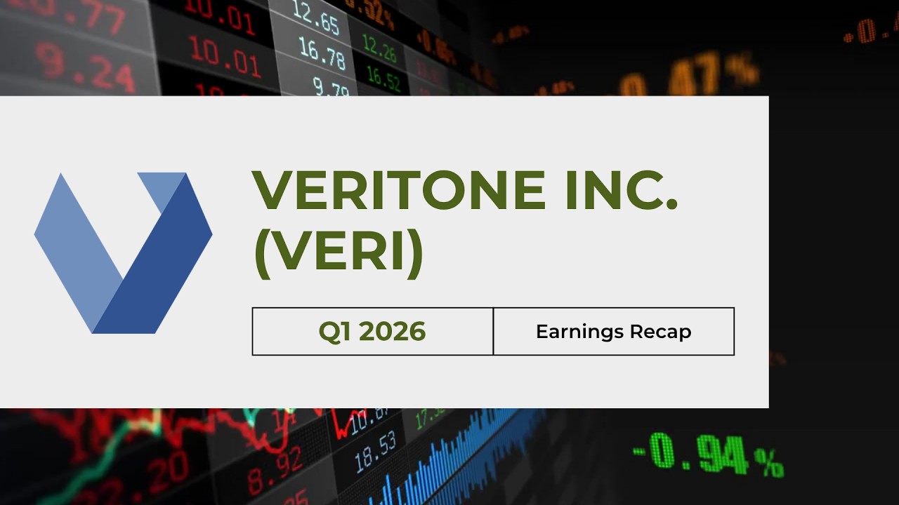 $VERI Veritone Inc. Q1 2026 Earnings | Google, NVIDIA & Oracle Fuel Massive AI Growth
