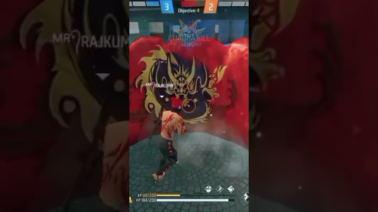 TD raj Gamer 1vs4 CS rank mach