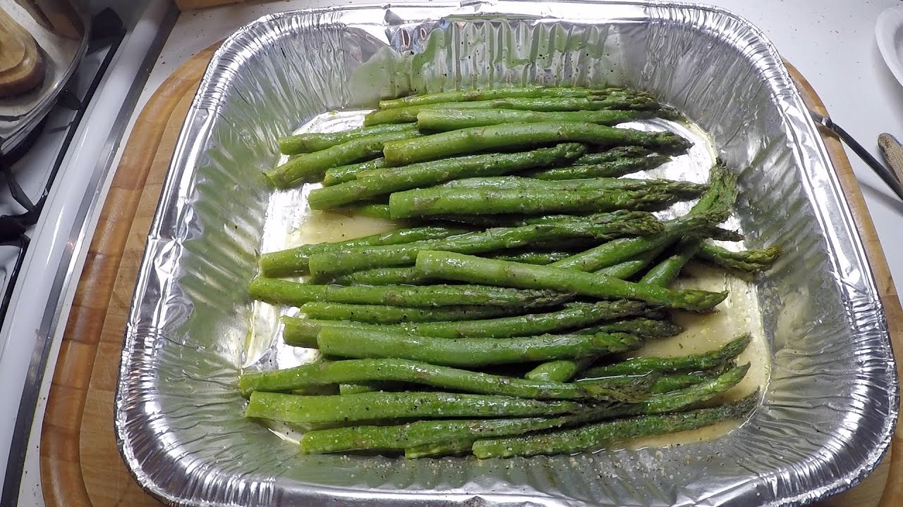 Pit Boss Foil Wrapped Asparagus