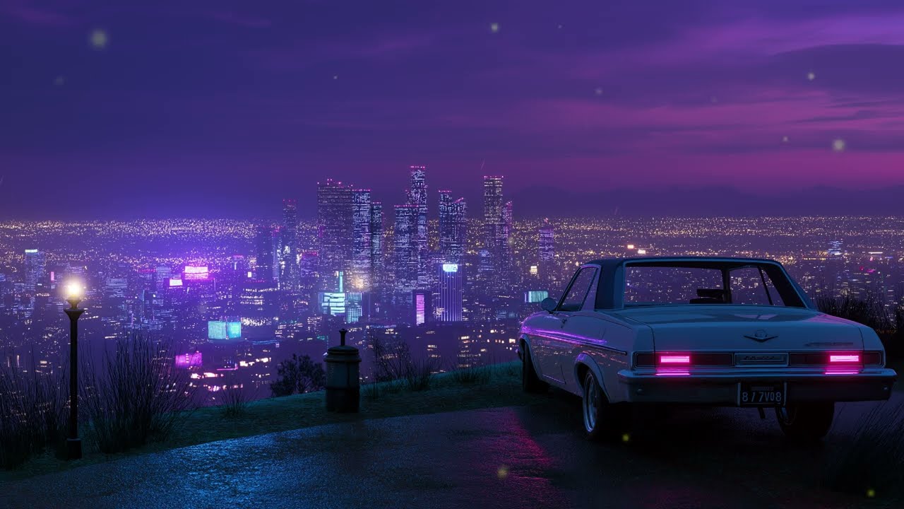 Velvet Neon Nights 💎🌆 | 2 Hours Luxury LoFi for Study & Deep Focus