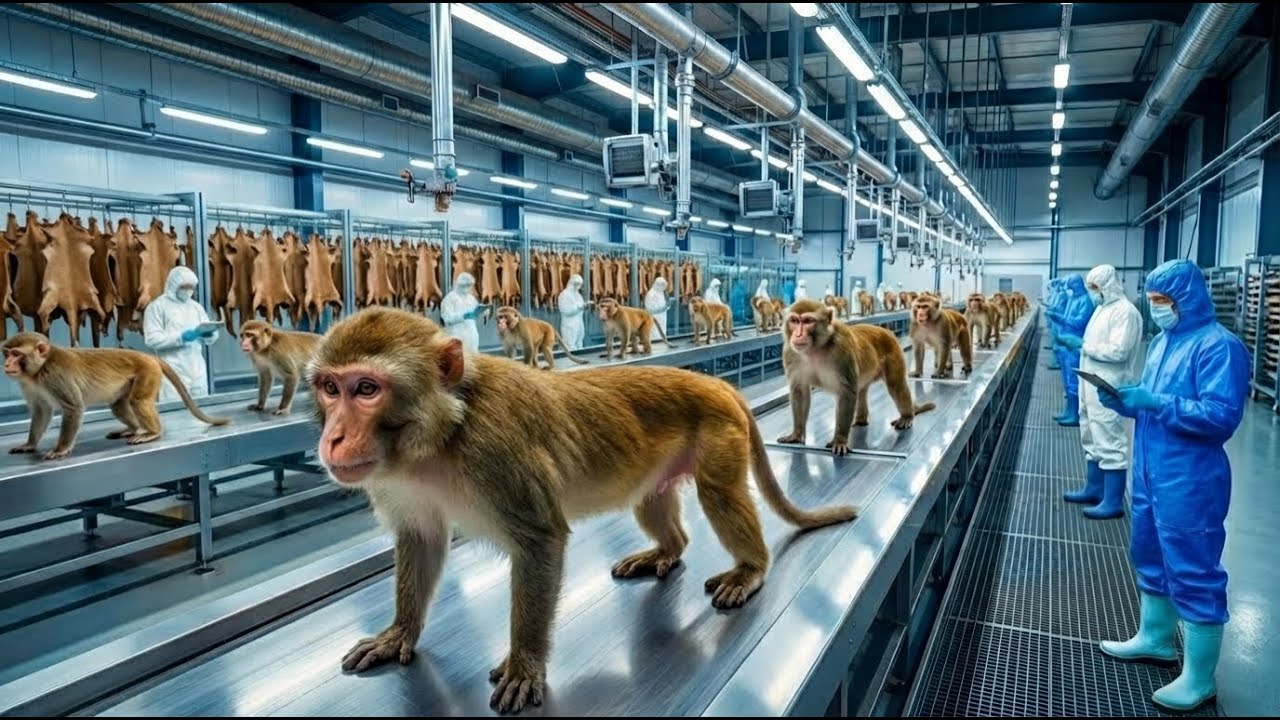 The Dark Reality of Macaques Leather Industry | From Skin to Million Dollar Products | Full Process