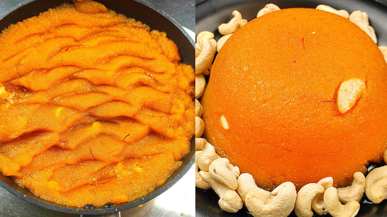 15 मिनट में बनाए एकदम टेस्टी और आसान तरीके से बननेवाली मिठाई | Rava Kesari Bath