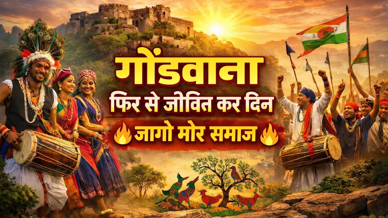 गोंडवाना फिर से जीवित कर बिन 🔥 | जागो मोर समाज | New Gondwana Song 2026