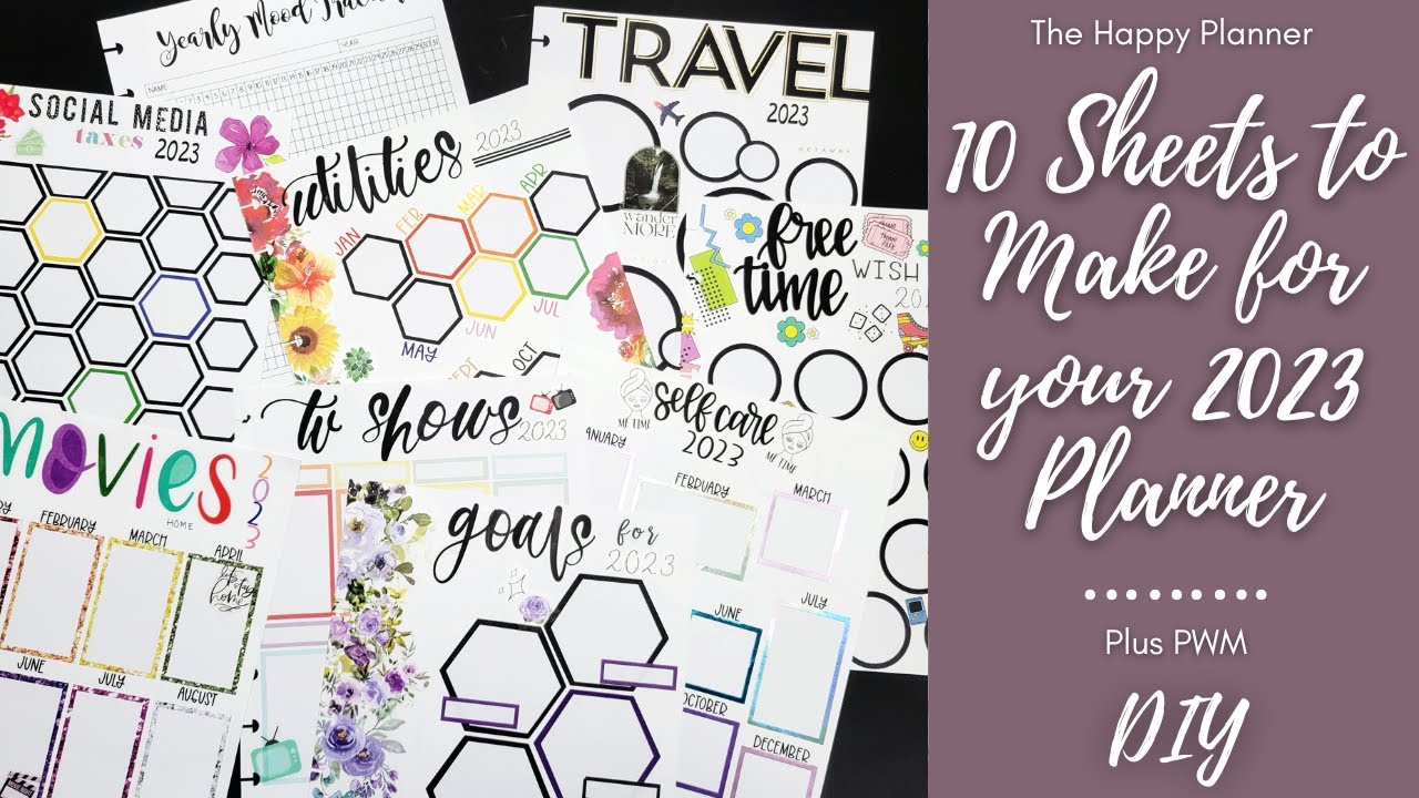 10 Extra Pages for Your 2023 Planner