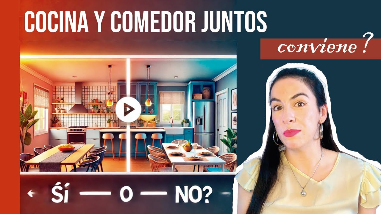 Cocina y comedor juntos // La Verdadera Razón Por La Que NO Debes Unir Cocina y Comedor. Tu elijes