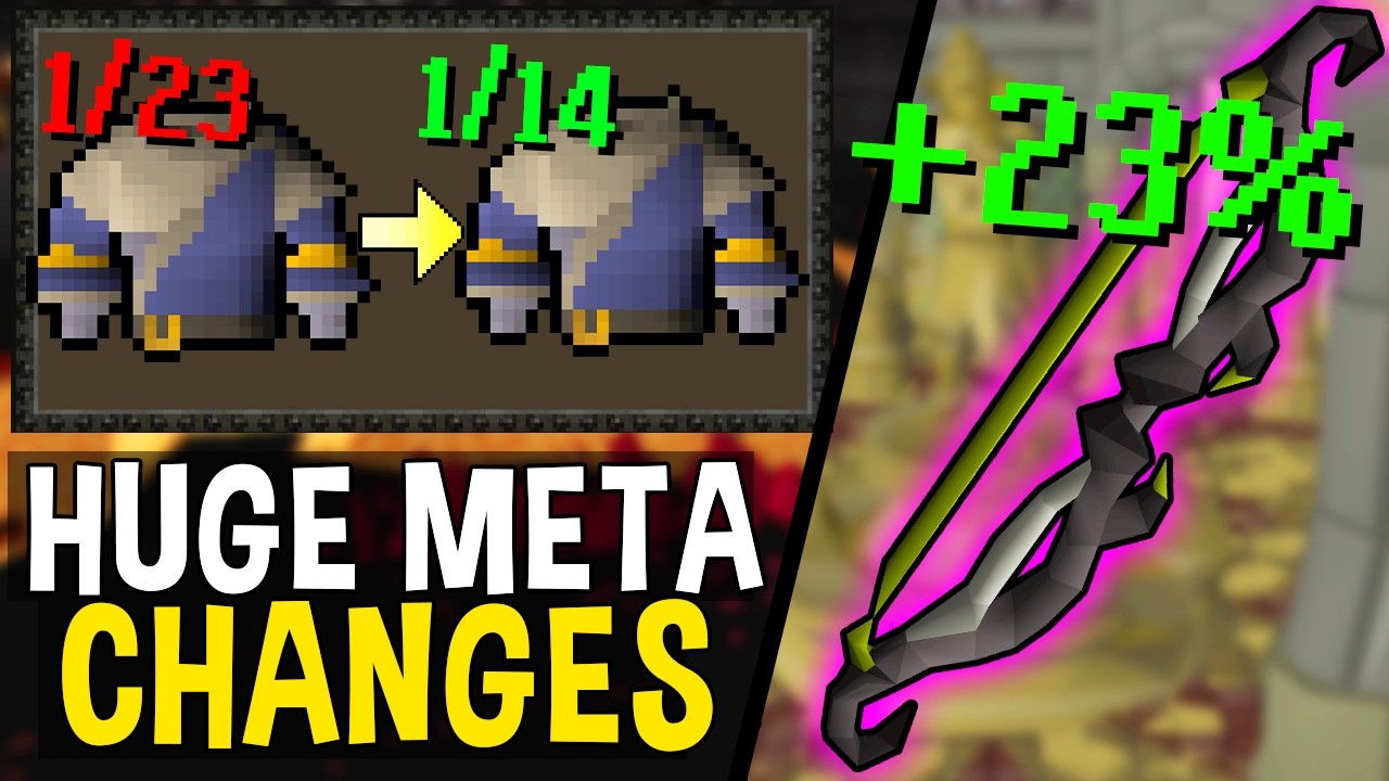 Самое масштабное изменение шансов выпадения предметов в истории OSRS!