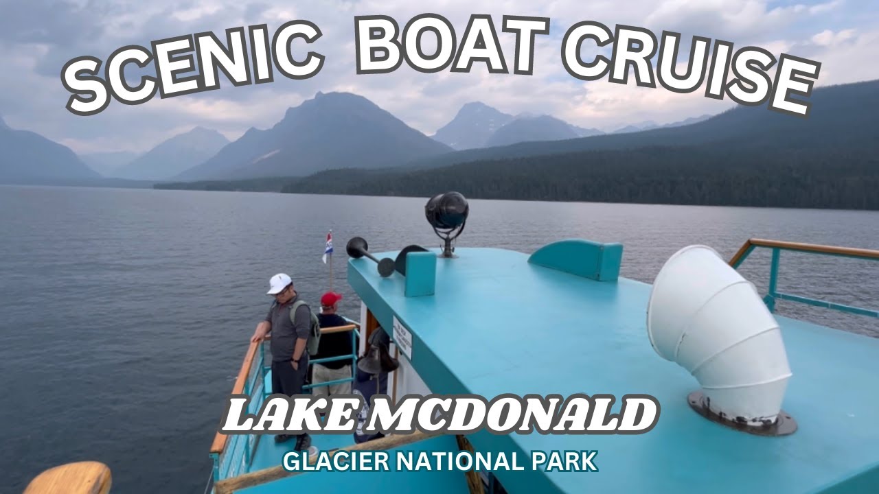 Scenic cruise on Lake McDonald in Glacier National Park