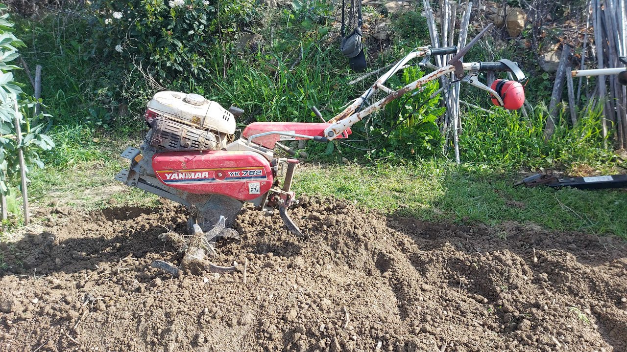 motozappa yanmar preparo la terra per piantare le cipolle #EmiAgriDiY