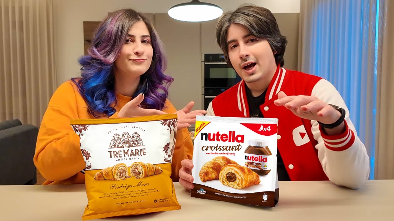 Nuovi Cornetti NUTELLA vs TRE MARIE Proviamoli: Quali sono i migliori?