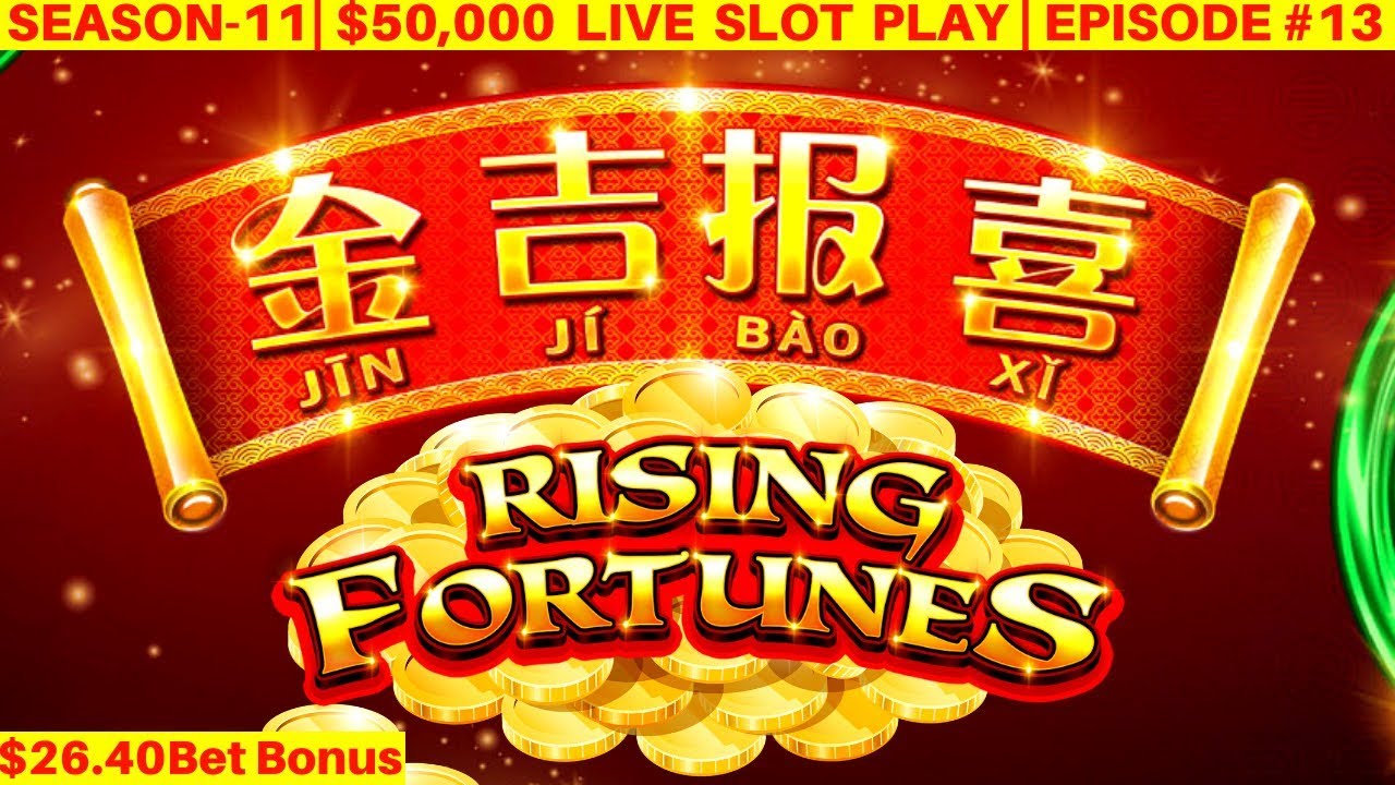 Игровой автомат RISING FORTUNES с высоким лимитом, бонус на ставку $26,40 &mdash; игра в режиме реально...