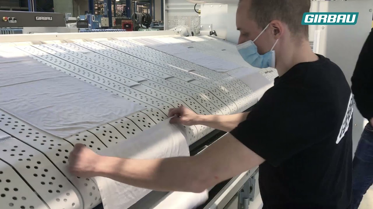 Girbau DRE Feeder -  Flexibility, quality and high-speed production.