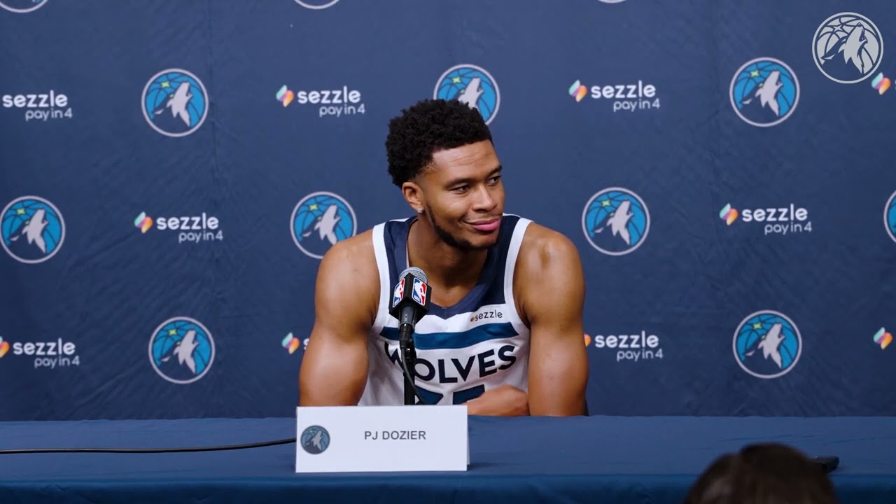 PJ Dozier 2024 Wolves Media Day Press Conference | 09.30.24