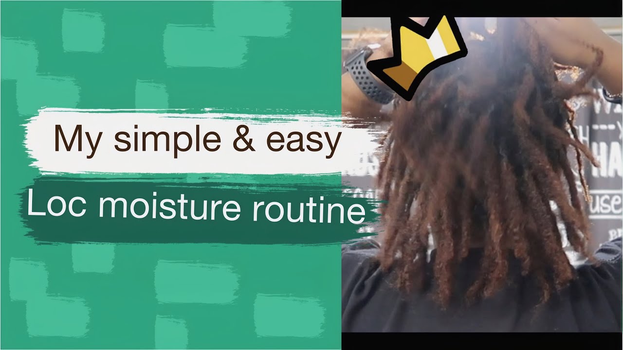 Loc journey | My simple baby loc mostiure routine!!!