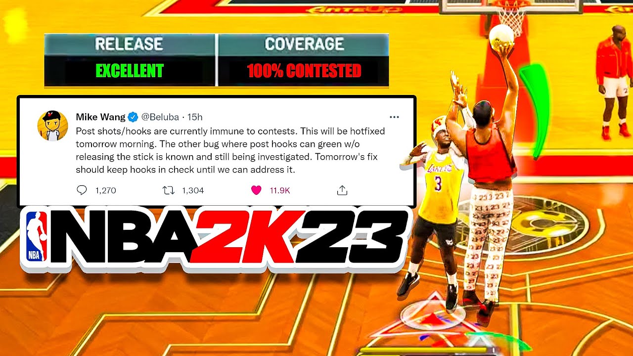 2K Patched POST SCORERS, so I tested the 1v1 court (NBA 2K23) *NEW PATCH GAMEPLAY*