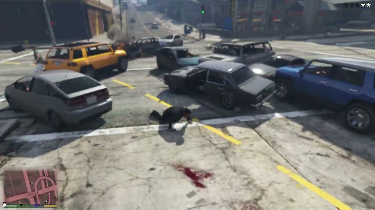 jugando GTA V
