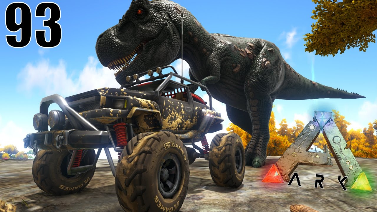 JE CHASSE DES DINOSAURES EN BUGGY ! | ARK: Survival Evolved ! 