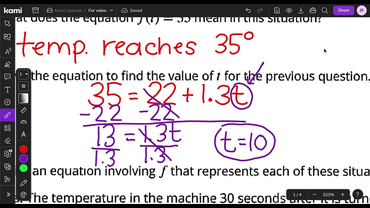 Algebra 1 Functions - Using Function Notation to Describe Rules (IM-U4-L4)
