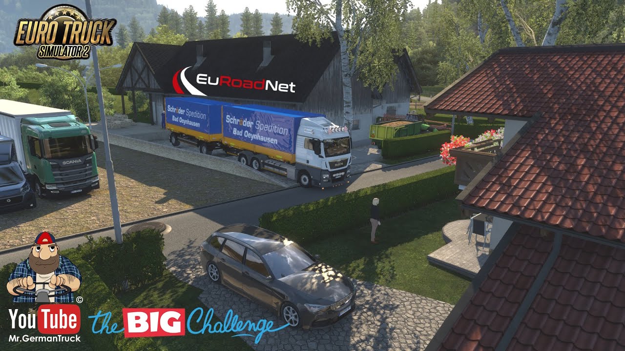 [ETS2 v1.49] Die Gliederzug Challenge Part 16 *ihr seid gefragt*Learning by doing EuRoadNet MAP