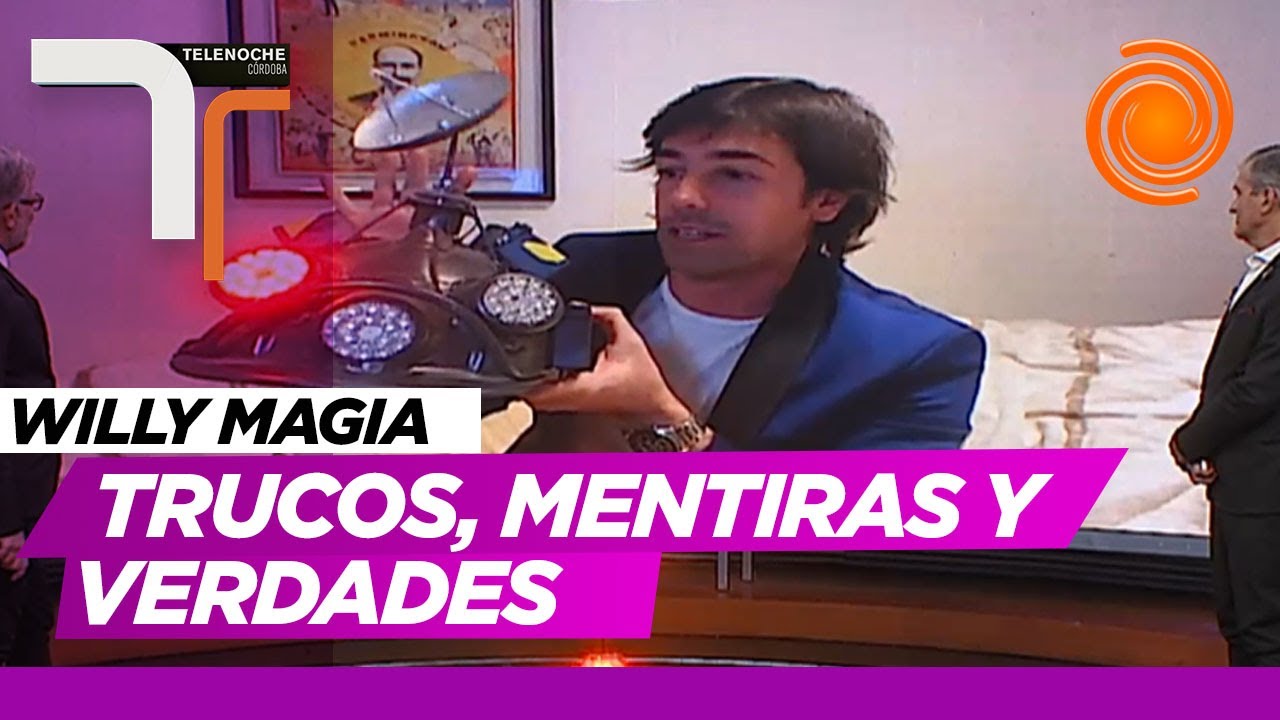 Willy Magia y un sorprendente truco con un casco detector de mentiras