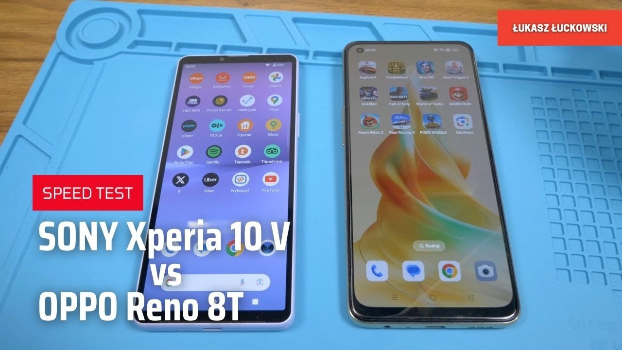SONY Xperia 10 V vs OPPO Reno 8T SPEED TEST Snapdragon 695 vs Helio G99