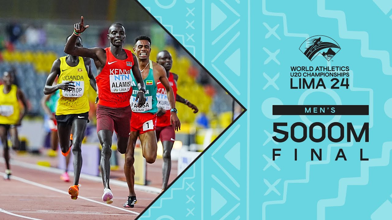 Alamisi kicks to Kenyan 5000m glory 💥  | World Athletics U20 Championships Lima 24