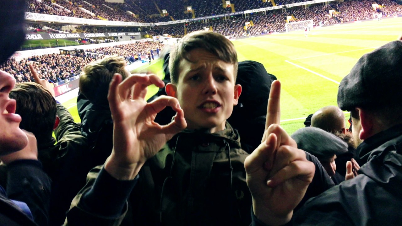 Tottenham Hotspur Away day 2016/17: West Ham Fans at White Hart Lane!