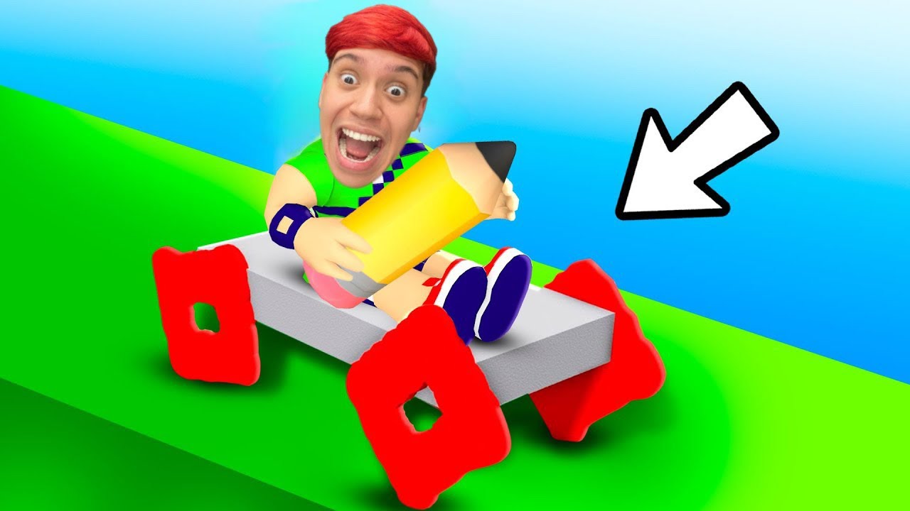 Рисуем смешные колёса, чтобы выжить в ROBLOX!!