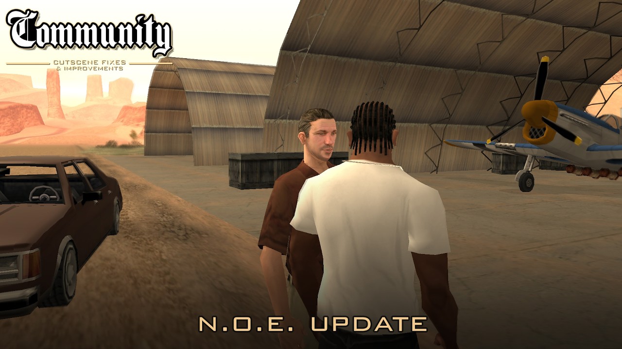 (ОБНОВЛЕНИЕ) Мод на исправление и улучшение кат-сцен для GTA SA от сообщества - N.O.E.